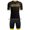Completo Maglia + Pantaloncino con bretelle 2022 Tour de France Manica Corta Giallo Nero